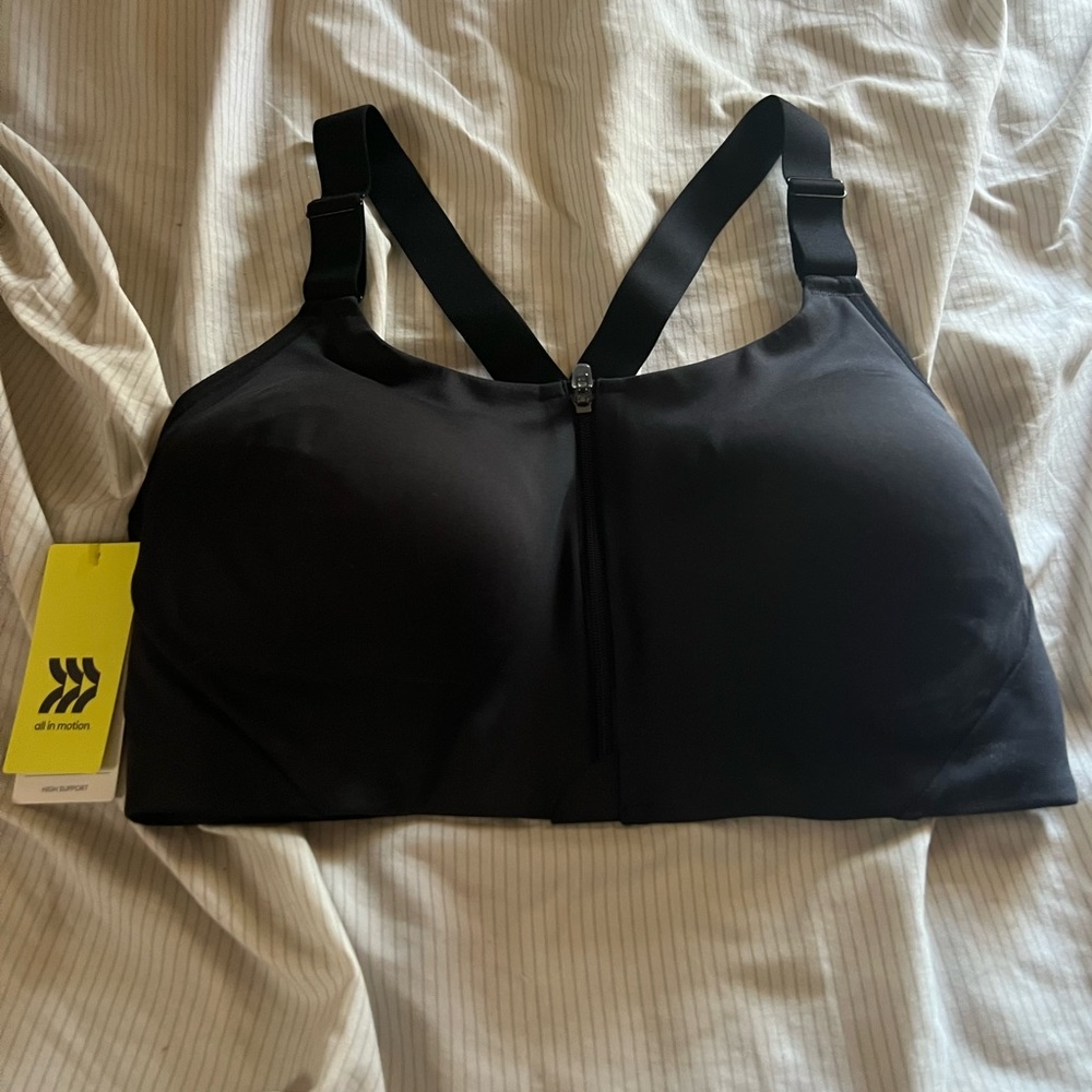 All In Motion black 38D sports bra